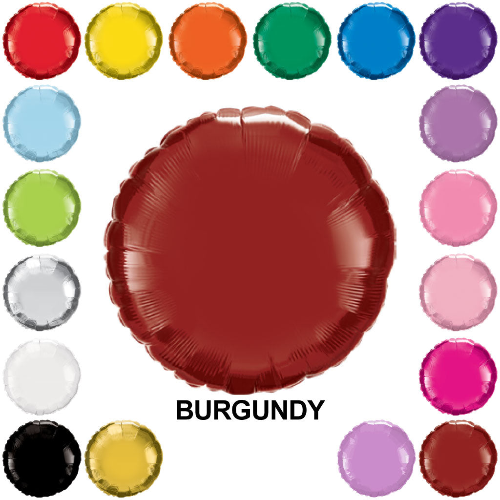 18" Round Mylar Balloons (Foil)
