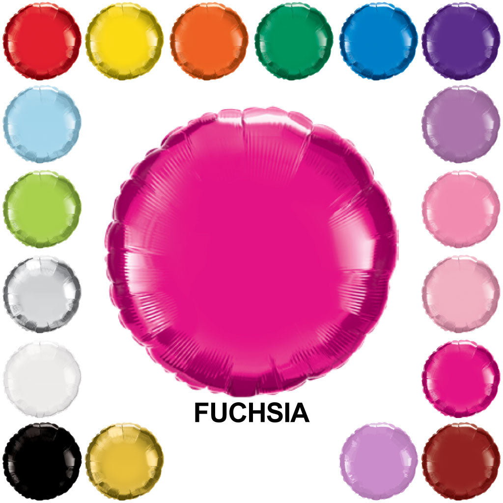 18" Round Mylar Balloons (Foil)