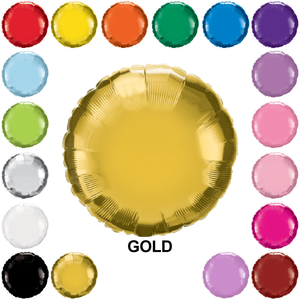 18" Round Mylar Balloons (Foil)