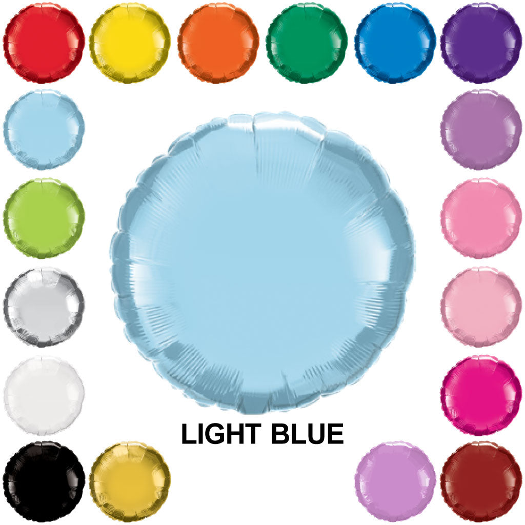 18" Round Mylar Balloons (Foil)
