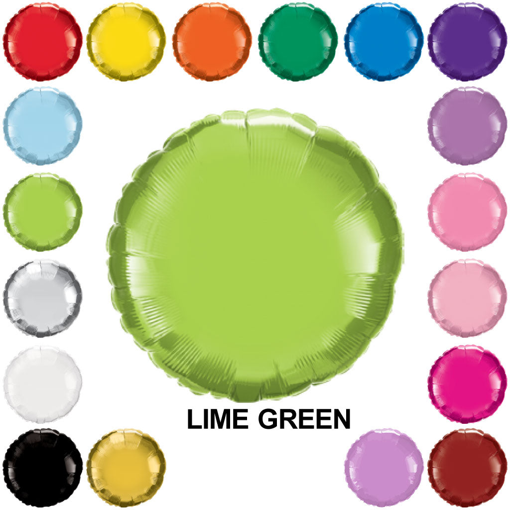 18" Round Mylar Balloons (Foil)