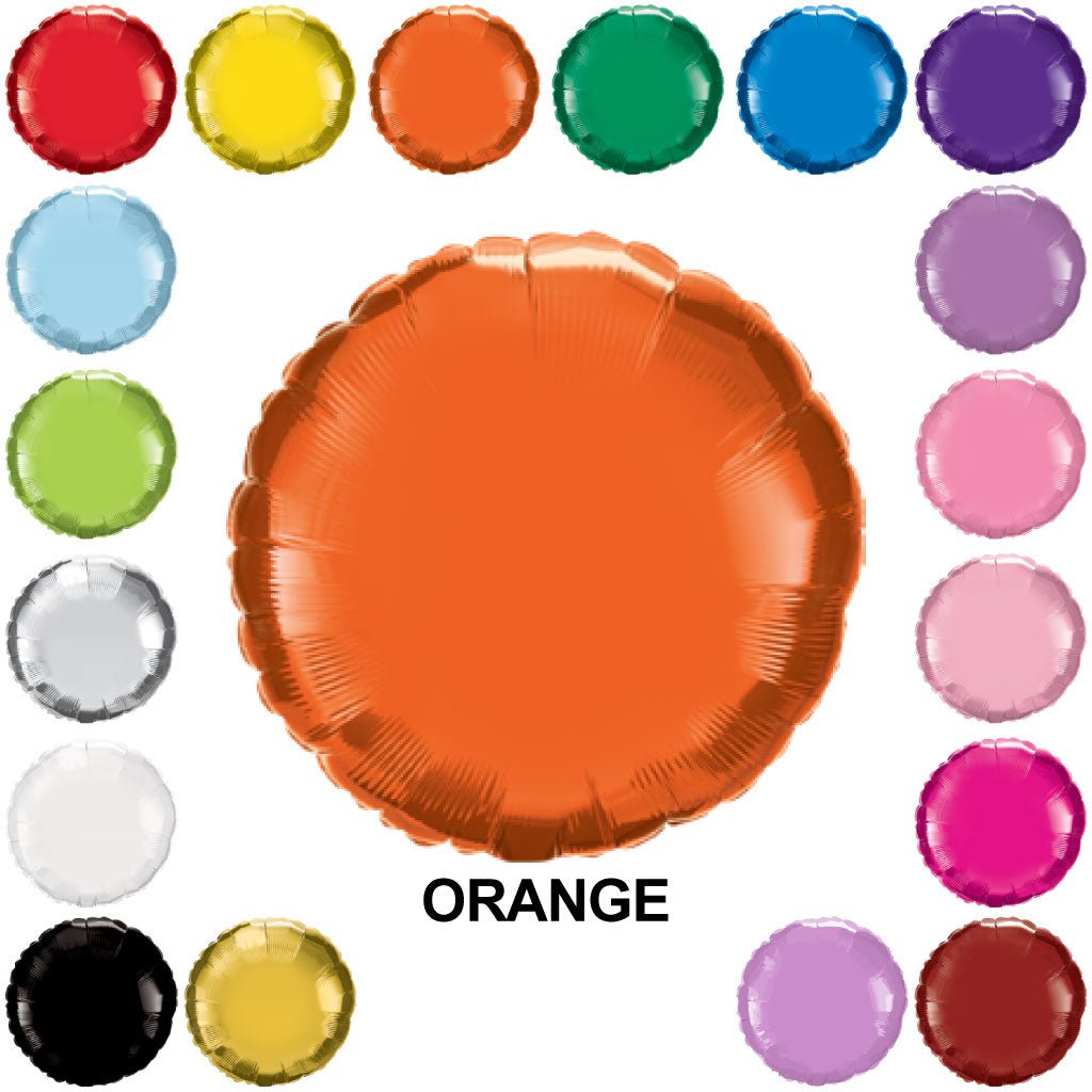 18" Round Mylar Balloons (Foil)