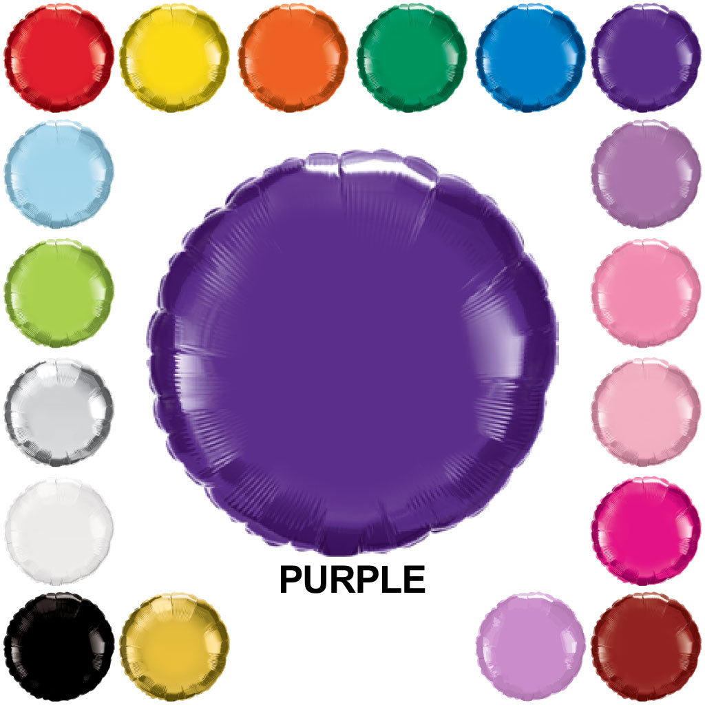 18" Round Mylar Balloons (Foil)