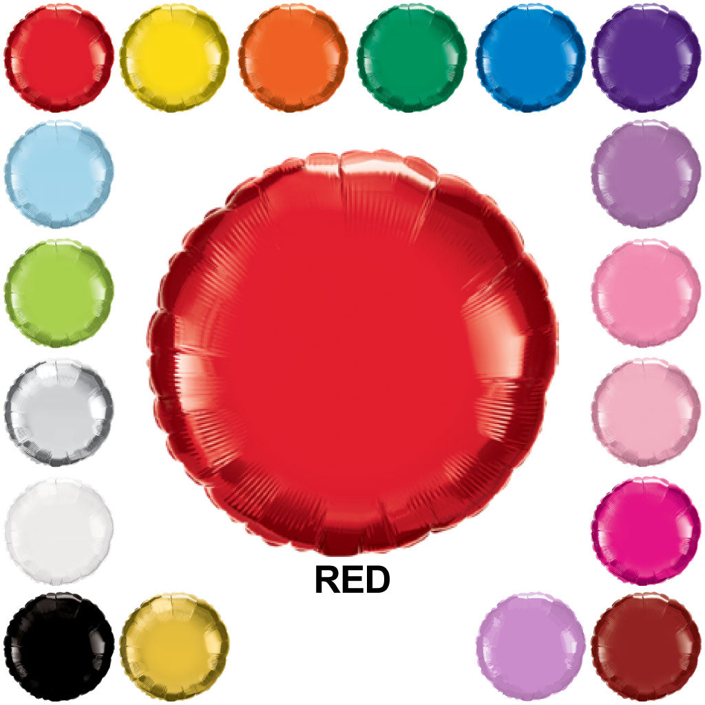 18" Round Mylar Balloons (Foil)