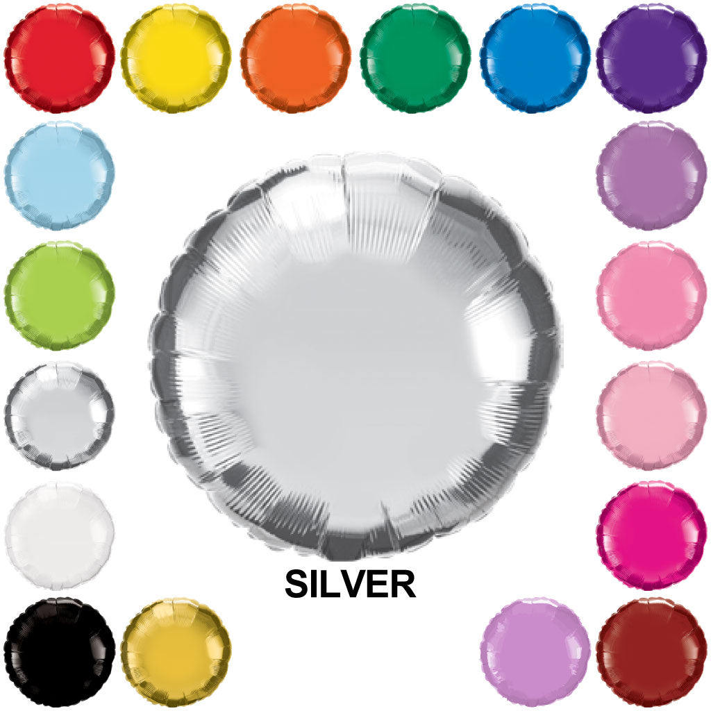 18" Round Mylar Balloons (Foil)