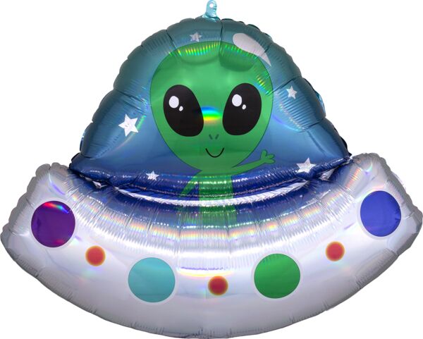 Alien Space Ship Iridescent